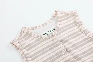 Baby Bamboo Viscose Short Romper Snap Closure